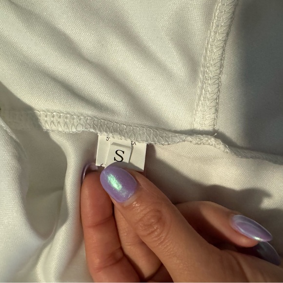 White Halter Top - Picture 3 of 3